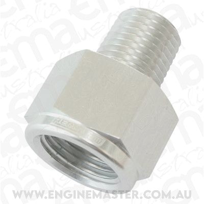 Aeroflow AF912-02-04S NPT Pipe Expander Silver 1/8" NPT Male 1/4" NPT Female