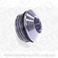 Aeroflow AF813-20S ORB Slimline Port Plug -20AN Silver Finish