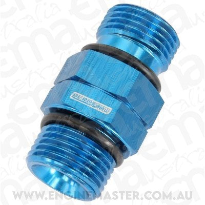 Aeroflow AF929-08 -8 ORB Swivel Male to Male Blue