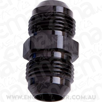 Aeroflow AF815-12-04BLK Male Flare Reducer -12 to -4 Black -12AN to -4AN Reducer