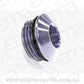 Fuel cells & catch cans ORB Slimline Port Plug -8AN Silver Finish Aeroflow Performance Products AF813-08S