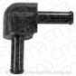 Aeroflow AF843-06BLK 90 Degree 3/8" Barb Both Ends Black 3/8" / 9.52mm Barb S