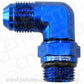 Aeroflow AF949-10 Male -10 ORB 90 to -10AN Male Blue Full Swivel