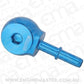 Aeroflow AF969-05-10 90Â° Low Profile -10ORB to EFI Push On 5/16" Barb Blue Finish