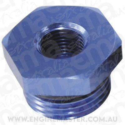 Aeroflow AF912-P12-02 -12ORB Port Reducer to 1/8 NPTblue Male to Female