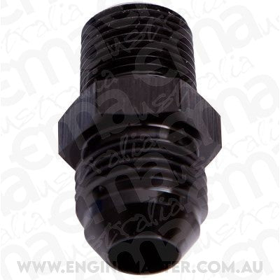 Aeroflow Performance Products AF816-10-06BLK Male Flare -10AN to 3/8" NPT Black Male Flare to NPT Adapte