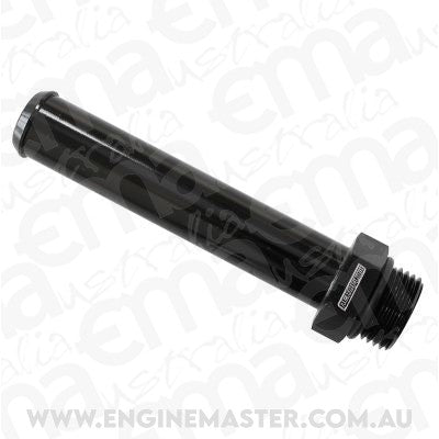 Aeroflow AF926-12-08BLK -8ORB to 19mm Barb Black 100mm Oal