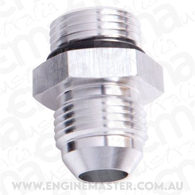 Aeroflow AF920-08-04S -4 ORB to -8AN Straight Silver Male to Male