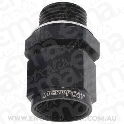 Aeroflow AF906-08-M12BLK M12 x 1.5 to -8 Female Swivel Black Washer Seal