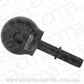 Aeroflow AF969-06-10BLK 90Â° Low Profile -10ORB to EFI Push On 3/8" Barb Black Finish