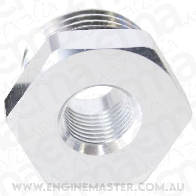 Aeroflow AF912-P06-02S -6ORB Port Reducer to 1/8" NPTsilver Male to Female