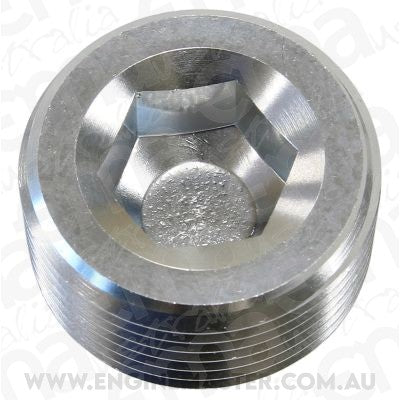 Aeroflow AF932-12S NPT Plug 3/4" Silver 3/4" NPT