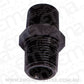 Aeroflow AF911-12BLK Male Coupler 3/4" NPT Black Male to Male