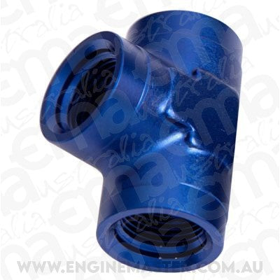 Aeroflow AF917-08 Female Pipe Tee 1/2" NPT Blue Female 1/2" NPT