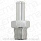 Aeroflow AF841-10ANS Male 1/2" NPT to -10 100/450 Series Braided Hose AN Size