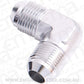 Aeroflow AF821-04S Male Flare Union 90 Deg -4AN Silver Male to Male 90 Deg