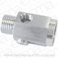 Aeroflow AF810-M16-02S M16 x 1.5 Extension with 1/8" NPT Port Silver