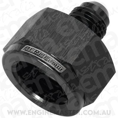 Fuel pumps/ Regulators Female Reducer -12AN to -8AN Black Reducer Female to Male Aeroflow Performance Products AF950-12-08BLK