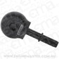 Aeroflow AF969-06-08BLK 90Â° Low Profile -8ORB to EFI Push On 3/8" Barb Black Finish