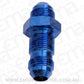 Aeroflow AF832-12 Straight Bulkhead -12AN Blue Bulkhead Nut Seperate