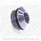 Aeroflow AF813-03S ORB Slimline Port Plug -3AN Silver Finish