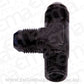 Aeroflow AF826-12BLK Tee -12AN with 3/4" NPT On Runblack AN Tee with NPT On Run