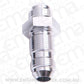 Aeroflow AF832-10S Straight Bulkhead -10AN Silver Bulkhead Nut Seperate