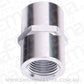 Aeroflow AF910-08S Female Coupler 1/2" NPT Silver Female to Female