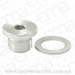 Aeroflow AF814-M12-01S Metric Port Plug M12 x 1.25 Silver Low Profile Hex Plug