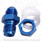 Aeroflow AF921-10 Fuel Cell Fitting -10AN Blue Fuel Cell Bulkhead Fitt