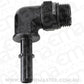 Push-On EFI Fuel Fittings - Black (9.52mm (3/8) to -8 ORB)