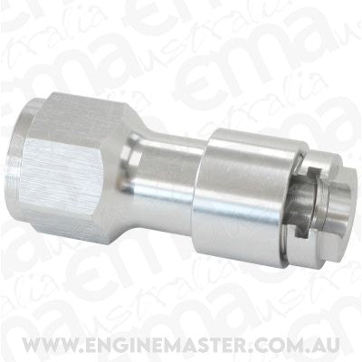 Aeroflow AF908-08-02S 3/8" Push On Efi to -8ORB Port Silver Quick Connect Efi