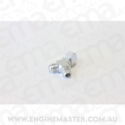 Aeroflow AF931-10-08S Y Piece -10 Swivel Nut 2x -8AN Silver