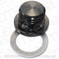 Aeroflow AF814-M14BLK Metric Port Plug M14 x 1.5 Black Low Profile Hex Plug