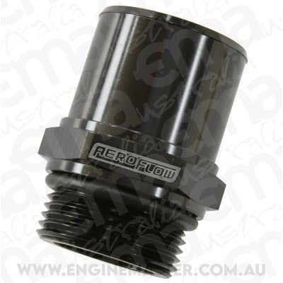 Aeroflow AF926-22-16BLK -16ORB to 1-3/8" / 35mm Barb Black 55mm Oal