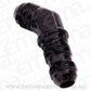 Aeroflow AF837-04BLK 45 Deg Bulkhead -4AN Black Bulkhead Nut Seperate