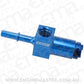 Aeroflow AF905-02 3/8" Female to Male with 1/8" Port Blue Quick Connect Efi
