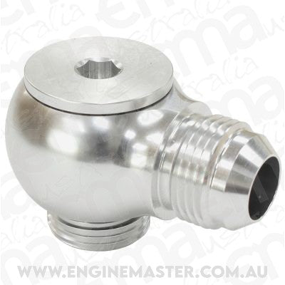 Aeroflow AF909-12S Slimline -12ORB to -12AN 90Degfor Use In Tight Radius Area