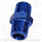 Aeroflow AF911-02 Male Coupler 1/8" NPT Blue Male to Male