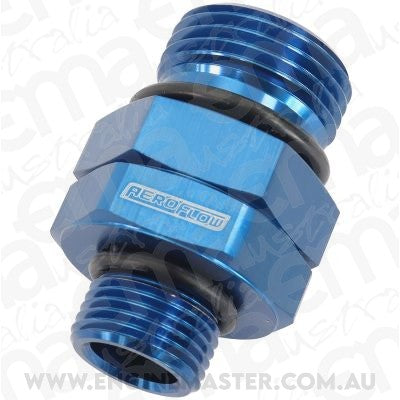 Aeroflow AF929-12-08 -12 ORB Swivel to -8 ORB Blue Full Swivel