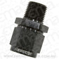 Aeroflow Performance Products AF916-12-08BLK 1/2" NPT to -12AN Female Nut Black Straight Swivel Nut