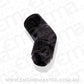 Aeroflow AF823-08-04BLK Male 45 Deg 1/4" NPT to -8AN Black Male NPT to AN 45 Deg