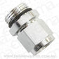 Aeroflow AF907-06S -6ORB to Female -6 Swivel Nut Silver