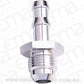 Aeroflow AF817-10S 1/2" Barb to -10AN Adapter Silver Male 1/2" to Male -10An