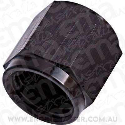 Aeroflow Performance Products AF818-04BLK Tube Nut -4AN to 1/4" Tube Black -4AN to 1/4" Hard Line