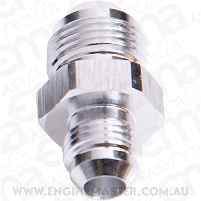 Aeroflow AF815-16-10S Male Flare Reducer -16 to -10 Silver -16AN to -10AN Reducer