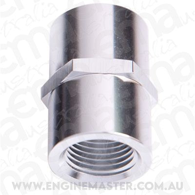 Aeroflow AF910-16S Female Coupler 1" NPT Silver Female to Female