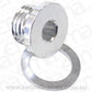 Aeroflow Performance Products AF814-M16S Metric Port Plug M16 x 1.5 Silver Low Profile Hex Plug