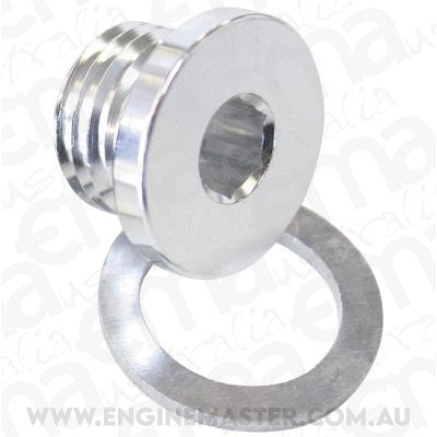 Aeroflow Performance Products AF814-M16S Metric Port Plug M16 x 1.5 Silver Low Profile Hex Plug