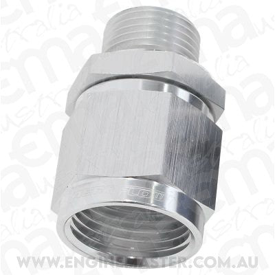 Aeroflow AF906-08-M12S M12 x 1.5 to -8 Female Swivel Silver Washer Seal